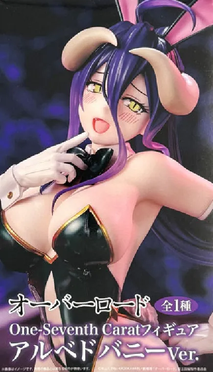 OVERLORD ONE-SEVENTH CARAT PVC STATUE 1/7 ALBEDO BUNNY VER 19 CM